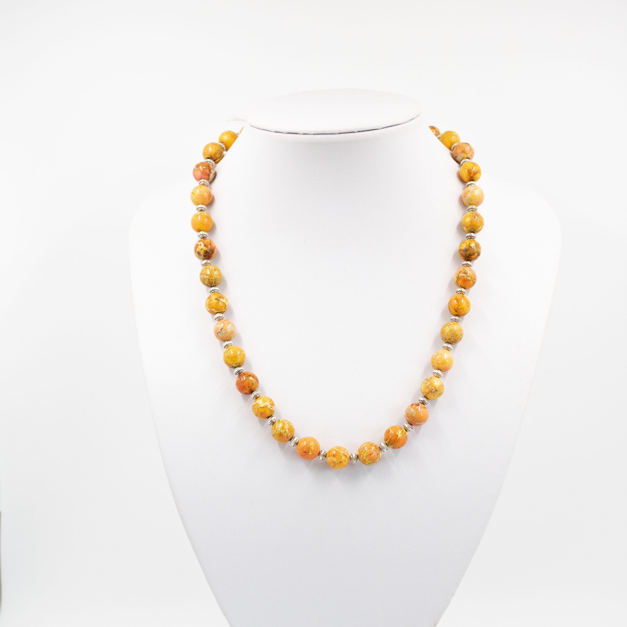 Orange Jasper Necklace | Becky's Beads Orange Jasper Necklace