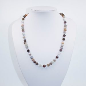 Botswana Agate and Swarovski