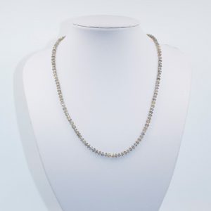 Labradorite Faceted Rondelle Necklace