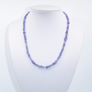 Tanzanite Chip Necklace