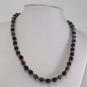 Plum Jade Necklace