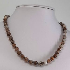Turtleback Agate Necklace