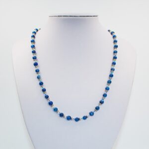 Natural Kyanite and Crystal Necklace