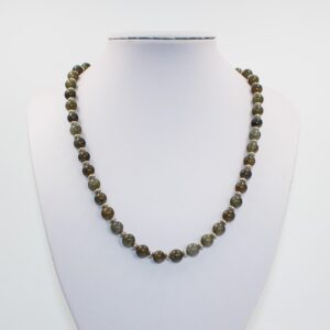 Grey Moss Agate Necklace