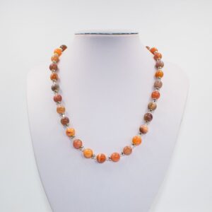 Botswana Agate and Crystal Necklace