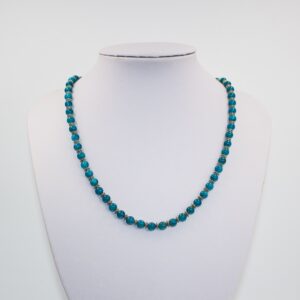 Neon Blue Apatite Necklace