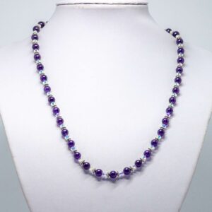 Amethyst and Crystal Necklace