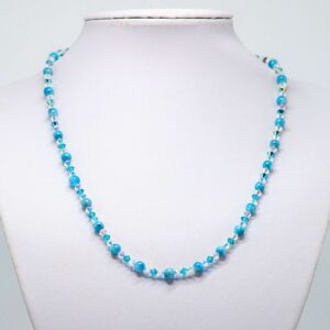 Apatite and Crystal Necklace