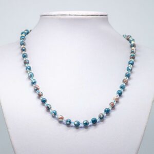 Irish Blue Rainflower Stone with Crystal