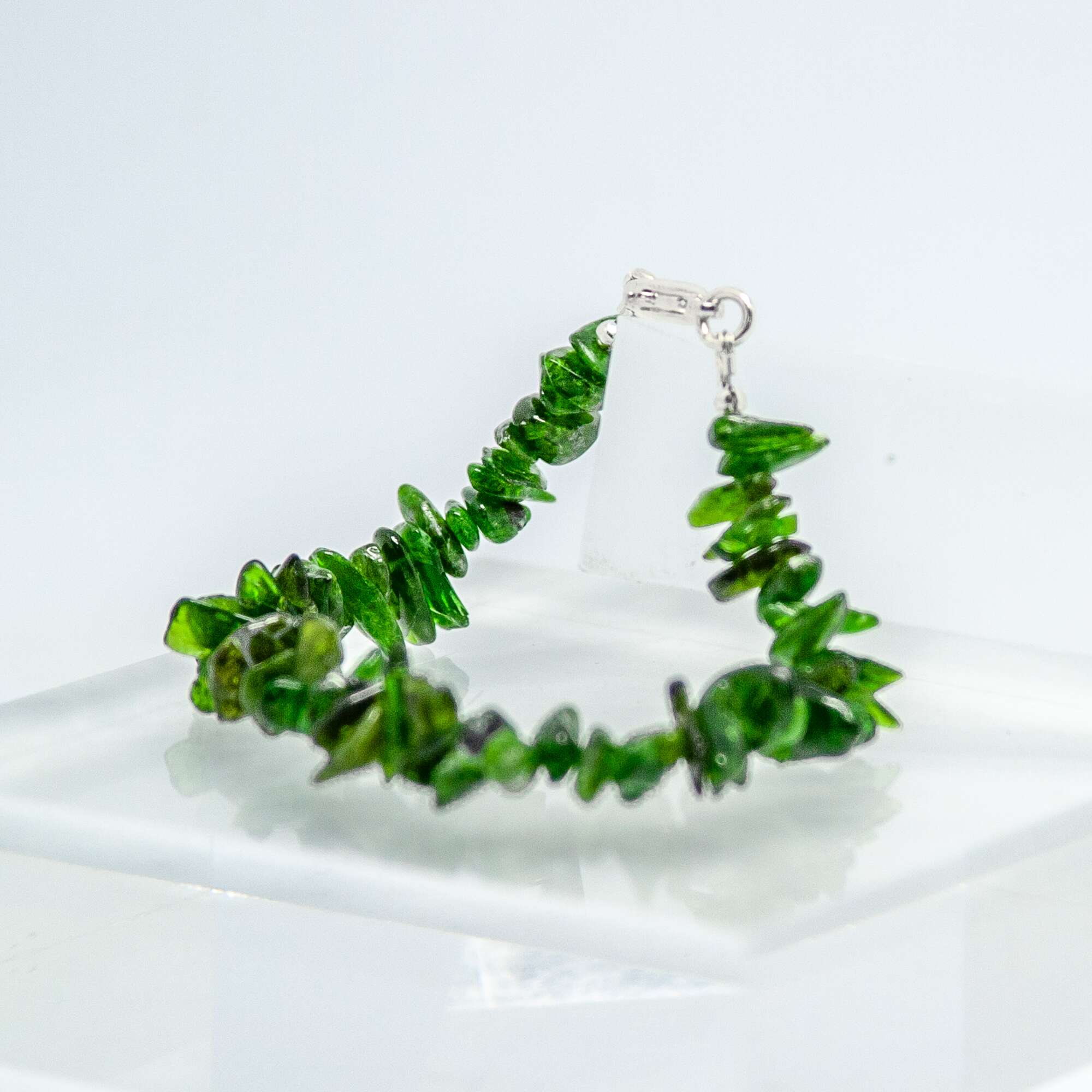Diopside Chip Bracelet | Becky's Beads Diopside Chip Bracelet